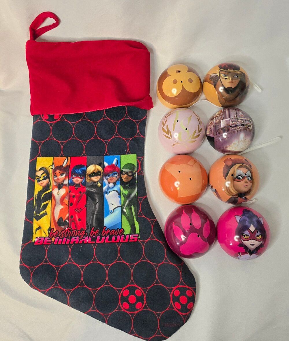 Miraculous: Tales of Ladybug & Cat Noir series Miraballs Lot and Stocking